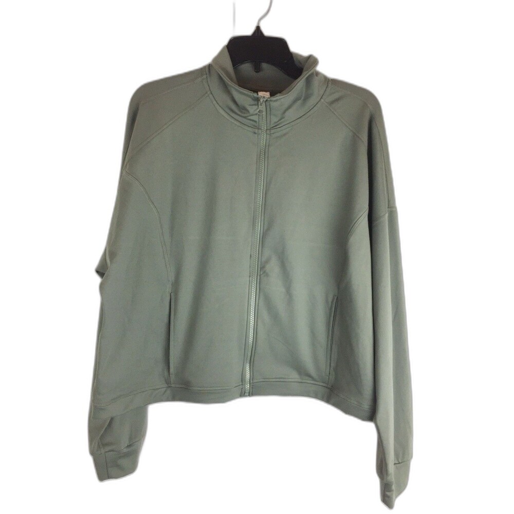 Velocity Women’s Track Jacket Size L Running Walking Athletic Size L Flaw